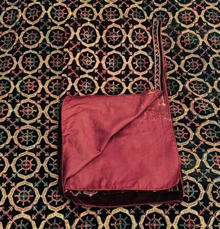 Design no 8 Embroidered Velvet shawl